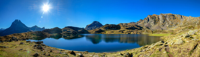 view of Pic Du Midi Ossau, France, Pyrenees