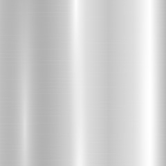 Wall Mural - silver metallic gradient with bright light reflections