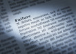 © danheighton - DICTIONARY PAGE SHOWING DEFINITION OF THE WORD FAILURE