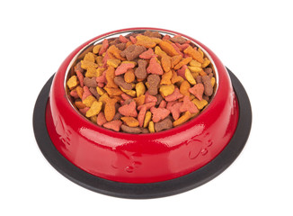 Wall Mural - Pet food in bowl.