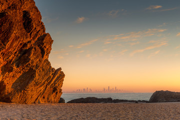 Sunrise over the Gold Coast