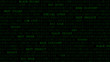 © Olga Moonlight - Black friday background of zeros, ones and inscriptions in dark green colors