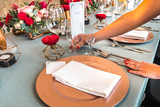 Fototapeta  - Zastawa stołowa, kieliszki, catering	