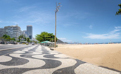 Sticker - Copacabana Beach - Rio de Janeiro, Brazil