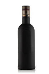 Wall Mural - Black frosted-glass bottle