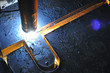 © AliaksaB - metal cutting process using plasma cutting machine