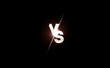 versus logo vs letters for sports and fight competition. MMA, UFS, Battle, vs match, game concept competitive vs. eps 10 Vector illustration