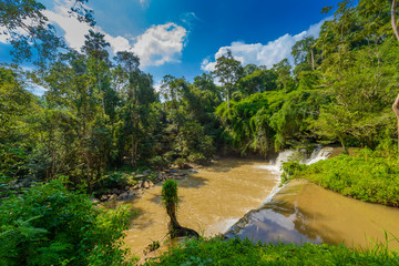 Beautiful waterfall in natural 