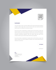 Letterhead template design