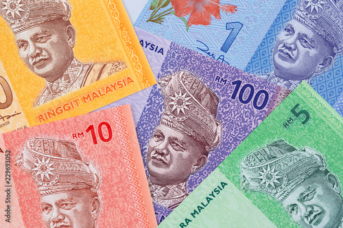 Fotografía Malaysian money a business background