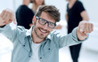 © ASDF - Smiling man pointing his finger to you