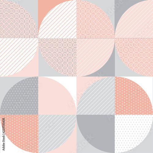 Round geometric textured se...