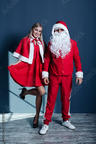 modern santa claus costume
