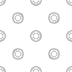 Poster - Life buoy solution pattern seamless vector repeat geometric for any web design