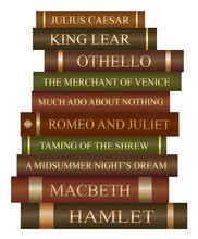 Stack Of Books - William Shakespeare Play Collection