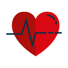 Poster - heart cardiology isolated icon