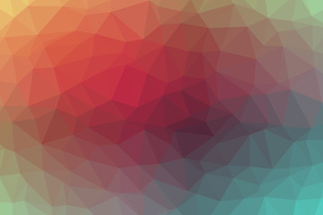 Geometric colorful low poly background with triangular polygons. Abstract design. 