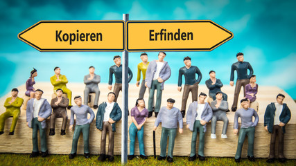 Poster - Schild 370 - Erfinden