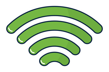 Wifi internet symbol