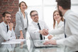 © ASDF - handshake financial partners at the Desk