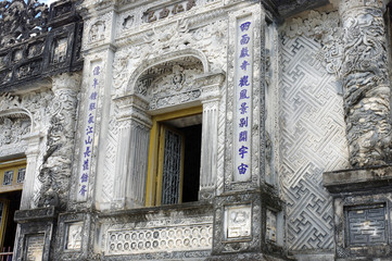 Wall Mural - Entrée du tombeau de Kai Dinh