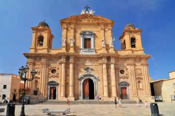 Chiesa del Purgatorio (Church of Purgatory) Marsala in Sicily Italy.