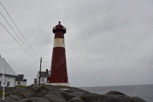 Leuchtturm Norwegen Nordland Tranoy Tranoy Fyr Insel Ebbe