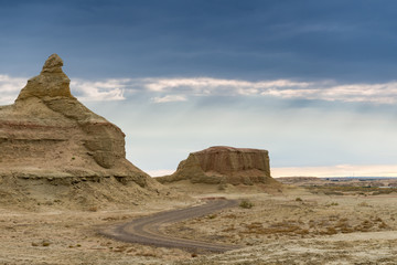 Wall Mural - wind erosion landforms landscape