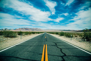 road under the sky