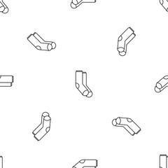 Sticker - Winter socks pattern seamless vector repeat geometric for any web design