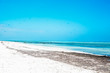 Paradise beach white sand blue ocean sea view