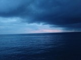Fototapeta Tęcza - Deep blue sunset