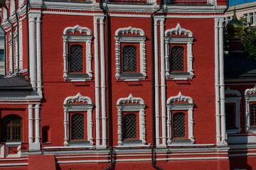 Wall Mural - Cathedral of the icon of the Mother of God The Sign, near Red Square. Moscow, Russia