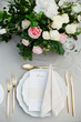 © Stocksy - Tropical outdoor wedding reception flowers