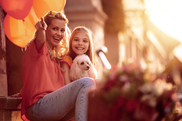 Canvas Print - Family in love