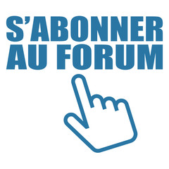 Poster - Logo s'abonner au forum.