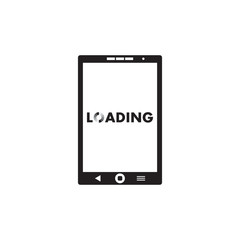 Canvas Print - Smartphone Loading icon