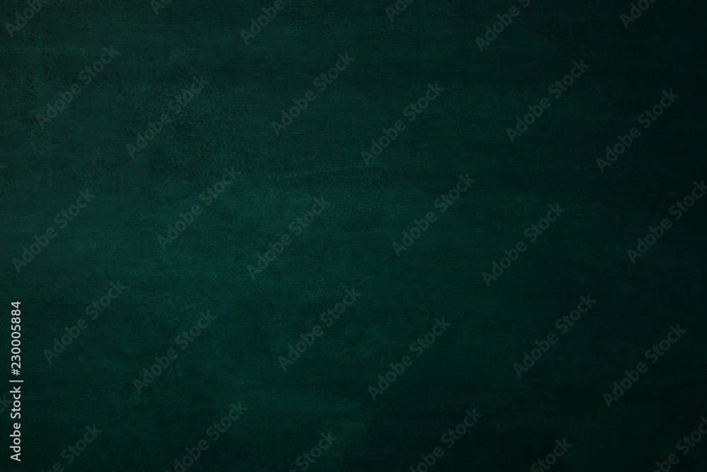 Empty green chalkboard or school board background and texture ...