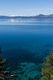 Fototapeta  - Lake Tahoe Blue Water - Portrait