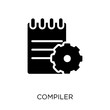 © CoolVectorStock - Compiler icon. Compiler symbol design from Programming collection.
