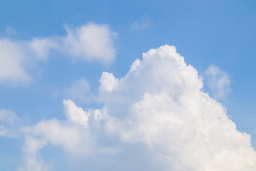 Blue sky background with tiny clouds.Cloudy blue sky abstract background.