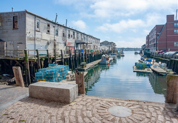 Canvas Print - Harbor in Portland