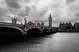 Fototapeta Londyn - Londres en blanco y negro
