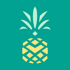 Wall Mural - Tropical Pineapple Shape