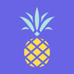 Sticker - Tropical Pineapple Shape