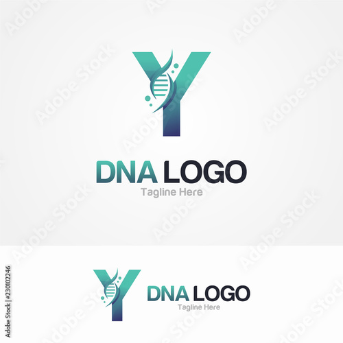 Abstract Letter Y And Dna Vector Logo Buy This Stock Vector And Explore Similar Vectors At Adobe Stock Adobe Stock