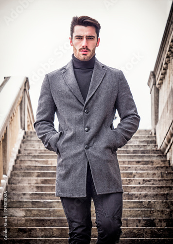 man wearing black turtleneck