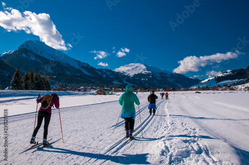 Obrazy biegi narciarskie  na-szlakach-w-poblizu-tannheim