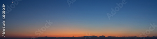 Himmel bei Abenddämmerung Poster Mural XXL