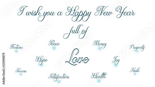 Happy New Year I Wish You Happy New Year Full Of Peace Health Money Fortune Happyness Smile And Joy Stock Vector Adobe Stock Happy New Year I Wish You Happy New Year Full Of Peace Health Money Fortune Happyness Smile And Joy Stock Vector Adobe Stock